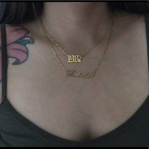 “1987” Birth year necklace - Picture 3 of 3